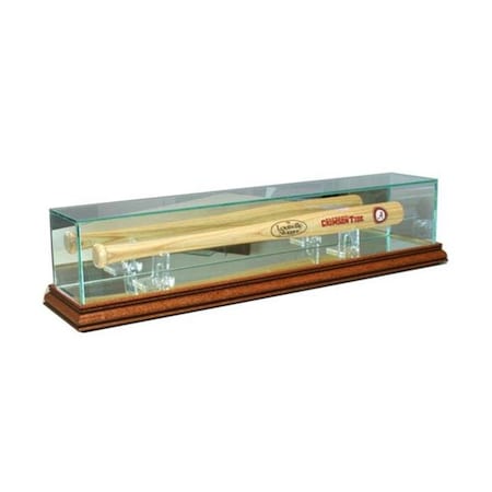 Perfect Cases Perfect Cases MNIBSBT-W Mini Bat Display Case; Walnut MNIBSBT-W